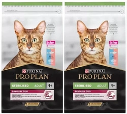 PURINA Pro Plan Cat Sterilised Merluzzo e Trota 2x10kg