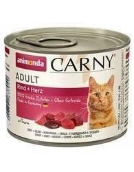 Animonda Gatto Carny Adulti Manzo e cuori 200g