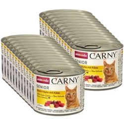 Animonda Cat Carny Senior Manzo + Pollo con Formaggio 24x200g