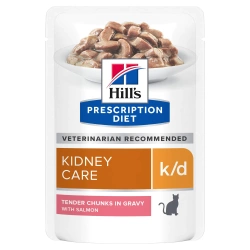 Hill's Prescrizione Dieta k/d Feline Salmon 85g