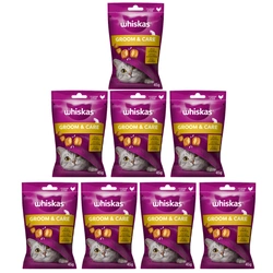 WHISKAS Healthy Shine 8x45g bocconcini per gatti, con pollo