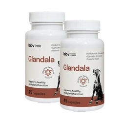 Lab-v Glandala - Supporto al corretto funzionamento delle ghiandole perianali e dell'apparato digerente per cani 2x45 capsule