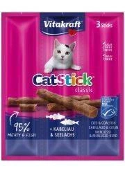 Vitakraft Gatto Stick Mini Kabanosy con Merluzzo 3x18g