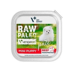 Vetexpert RAW PALEO PATE MINI cucciolo di manzo 150g - Vaschetta di manzo