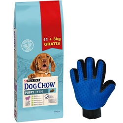 PURINA Dog Chow Puppy Lamb 14kg + Guanto da toelettatura GRATIS!