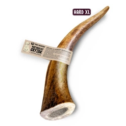 Paka Zwierzaka Massaggiagengive  naturale, corna di cervo HARD XL- 18 cm