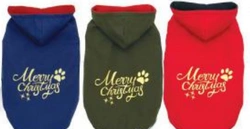 Pchełka Giacca per cani Merry Christmas Red S