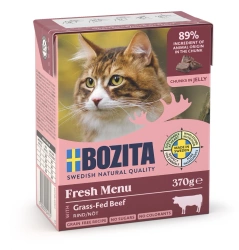 BOZITA Gelatina di manzo tritata per gatti 370g