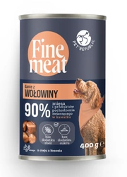 PetRepublic Fine Meat piatto di manzo 400g per cani