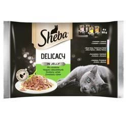 Sheba Fiocchi fini in gelatina Bustina 4x85g