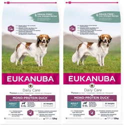 EUKANUBA-Adult Daily Care Mono-Protein duck-2x12kg