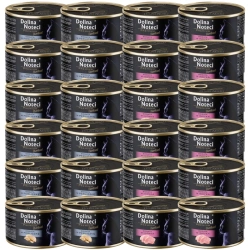 DOLINA NOTECI Premium Sterilised per gatti MIX DI SAPORI 24x185g