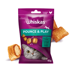 WHISKAS Energy and Vitality 45g bocconcini per gatti, con pollo