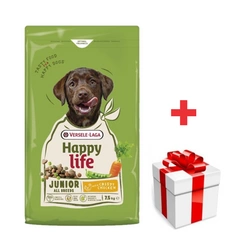 VERSELE-LAGA Happy Life Junior Chicken 7,5 kg - alimenti per cuccioli e cani giovani con pollame + sorpresa per il cane