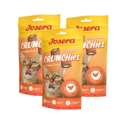 JOSERA Crunchies - Chicken (gustoso snack per gatti) 3x60g