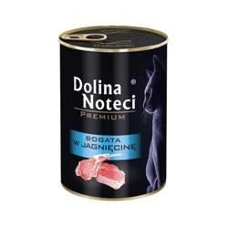 Dolina Noteci Cibo Premium per gatti ricco di agnello 400g x6