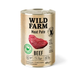 Wild Farm Pate Beef 400gcibo per cani senza glutine