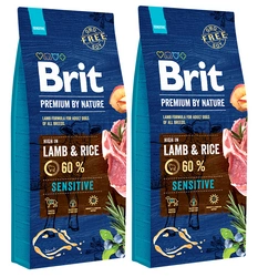 Brit Premium By Nature Sensitive Con agnello e riso 2x15kg
