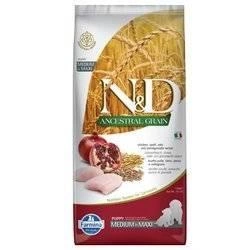 Farmina N&D Ancestral Grain Canine Puppy Medium&Maxi Chicken&Pomegranate 12kg x2