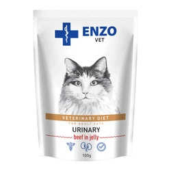 ENZO VET Urinary con manzo in gelatina per gatti 100g