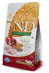 Farmina N&amp;D Ancestral Grain Feline Neutered Chicken&amp;Pomegranate 5 kg
