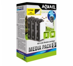 AQUAEL Cartuccia filtrante in spugna FZN Mini Standard 3 pz.