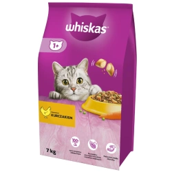WHISKAS Cibo secco per gatti 1+ con pollo 7kg