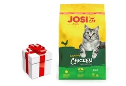JOSERA JosiCat Crunchy Chicken 10kg + sorpresa per il gatto GRATIS
