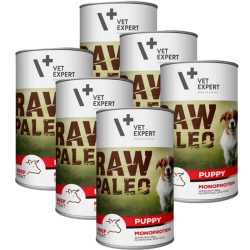VETEXPERT Raw Paleo Puppy Beef 6x400g