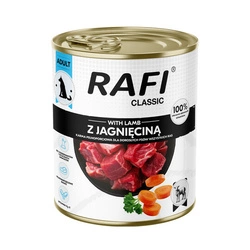 DOLINA NOTECI Cibo umido per cani Rafi Classic con agnello 800 g
