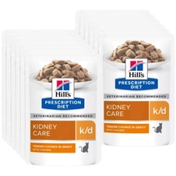 Hill's PD Prescrizione Dieta felina k/d Pollo 12x85g