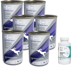 TROVET VPD Hypoallergenic - Venison (per cani) 400g - lattina + LAB-V Immuno Hard – Rafforzamento dell'immunità per cani e gatti 90 capsule