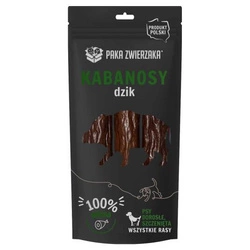 PAKA ZWIERZAKA - Kabanos salsiccine sottili di cinghiale 3 pz (80g)