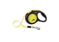 Flexi Guinzaglio New Classic L Nastro 5m fino a 50kg Giallo Neon