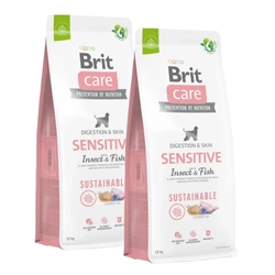 BRIT CARE Sustainable Sensitive Insect & Fish 2x12kg