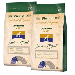FITMIN Maxi Junior Lamb&Beef 2x12kg