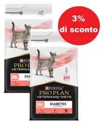 PRO PLAN Veterinary Diets DM St/Ox Diabetes Management Cibo secco per gatti 2x5kg - 3% di sconto in un set