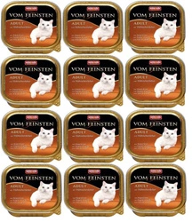 Animonda Vom Feinsten Adulti Gatto Fegato di pollame 12x00g - di sconto in un set
