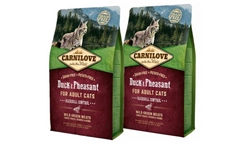 CARNILOVE Cat Duck & Pheasant Hairball Control 2x6kg