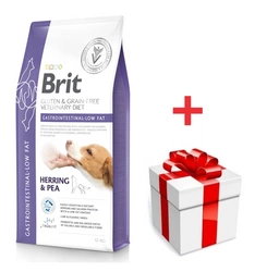 BRIT GF Veterinary Diets dog Gastrointestinal-Low Fat 12kg + una sorpresa per il vostro cane GRATIS!