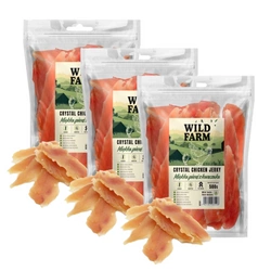 WILD FARM Petto di pollo morbido 3x500 g snack per cani