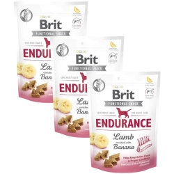 BRIT CARE DOG FUNCTIONAL SNACK ENDURANCE AGNELLO 3x150g