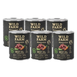 WILD FARM Monoprotein Beef 6x800g cibo ipoallergenico per cani