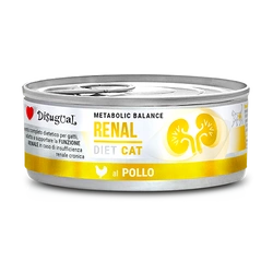 Disugual  Cibo umido per gatti Veterinario RENAL Pollo (adulto) 85 g