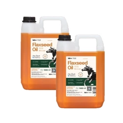 Lab-v Flaxseed Oil – Olio di semi di lino 100% spremuto a freddo per cavalli 2x5000 ml