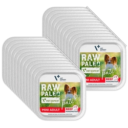 Vetexpert RAW PALEO PATE MINI adult beef 24x150g - vaschetta di manzo