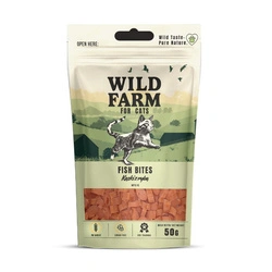 WILD FARM Bocconcini al pesce 50 g snack per gatti