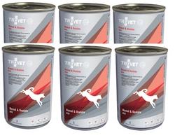 TROVET RID Renal & Oxalate (per cani) 6x400g - lattina
