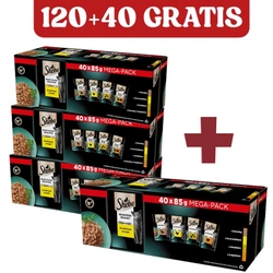 SHEBA Selection Select Slices Sapori di pollame bustine  40x85g