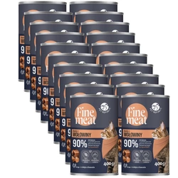 PetRepublic Fine Meat piatto di manzo 20x400g per gatti